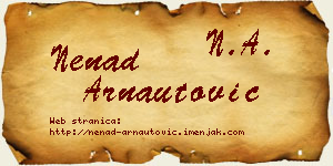 Nenad Arnautović vizit kartica